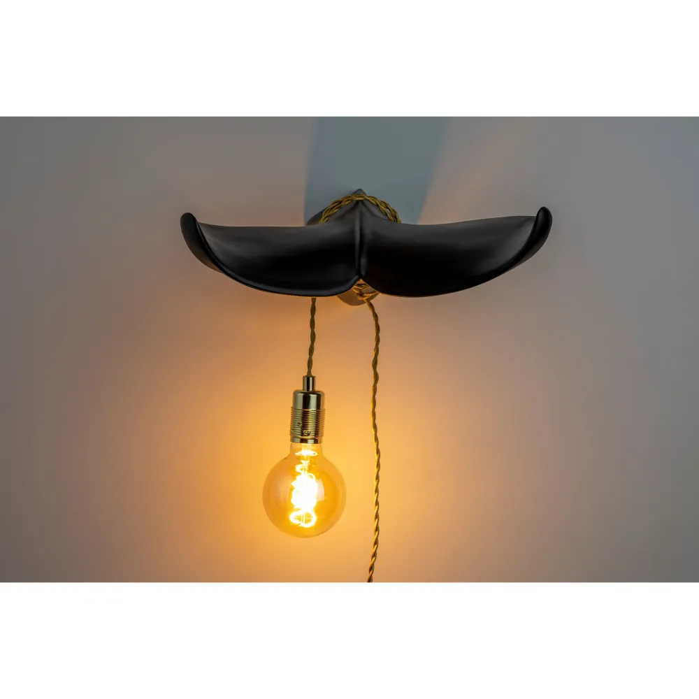 Bold Monkey Tail Will Follow wandlamp zwart