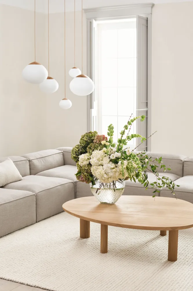 Bolia Acorn hanglamp Ø21 cm donker eiken glas