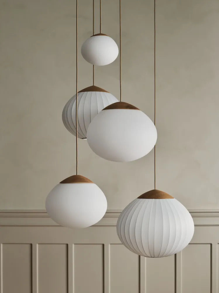 Bolia Acorn hanglamp Ø41 cm donker eiken glas