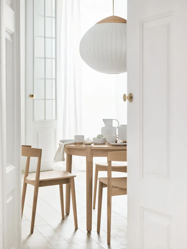 Bolia Acorn hanglamp Ø64 cm donker eiken textiel