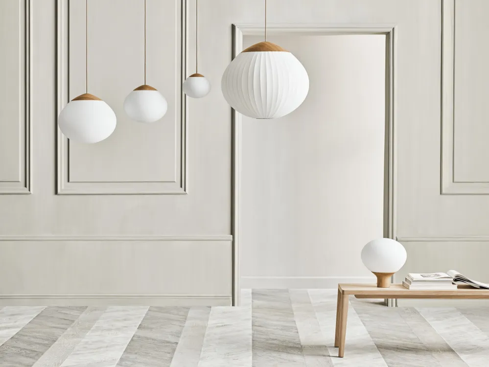 Bolia Acorn hanglamp Ø41 cm donker eiken textiel
