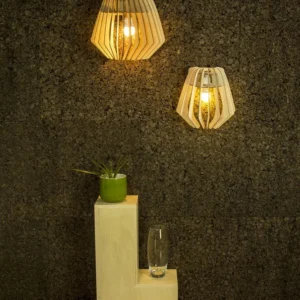 Bomerango Wall Spin houten muurlamp medium - 37 cm