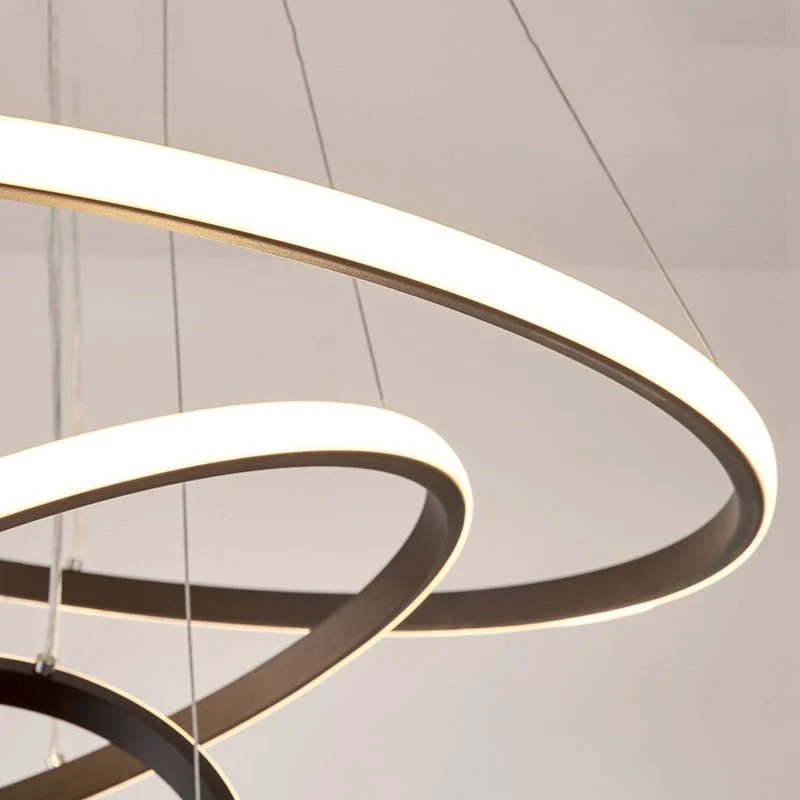 Hanglamp Modern met 3 Ringen en Verstelbare Hoogte Bonuze