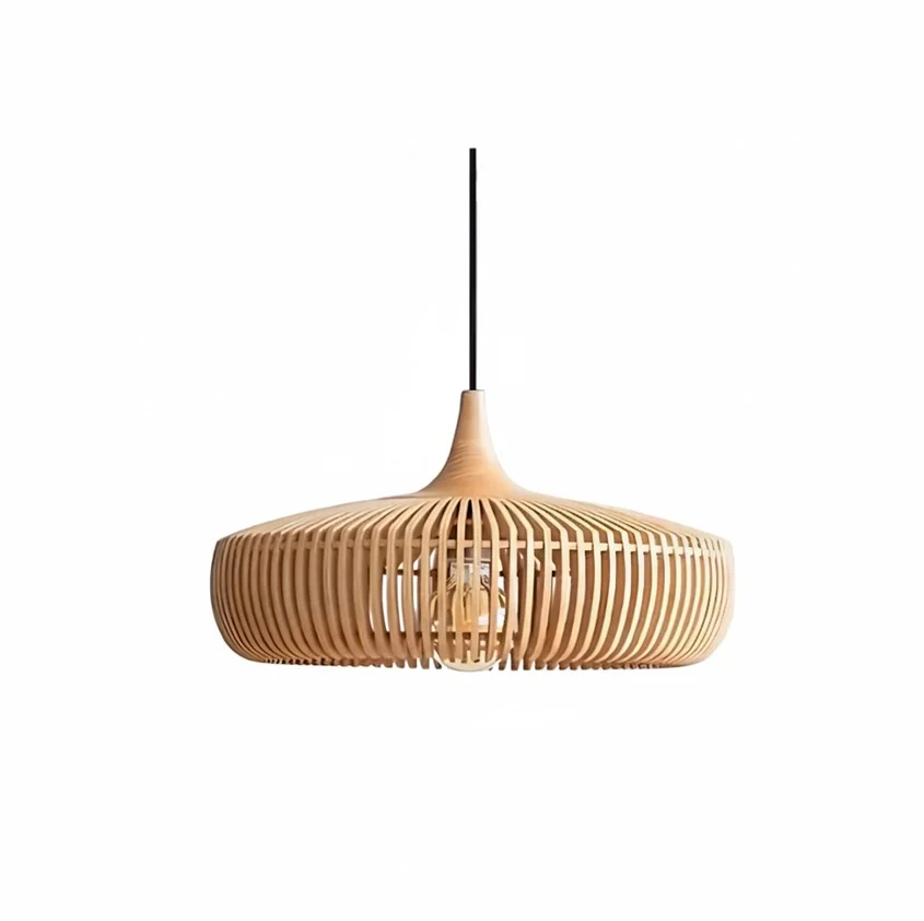 Hanglamp Scandinavisch met Lamellen Design en E27 Fitting Bonuze