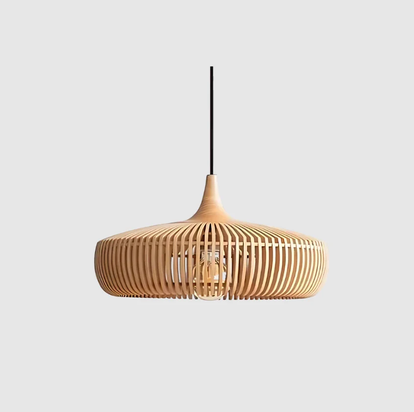 Hanglamp Scandinavisch met Lamellen Design en E27 Fitting Bonuze