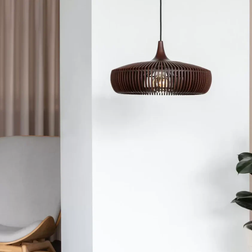 Hanglamp Scandinavisch met Lamellen Design en E27 Fitting Bonuze