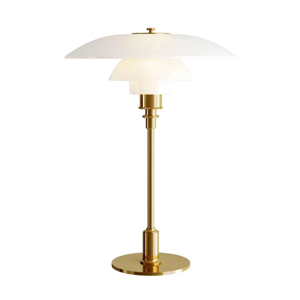 Tafellamp LED Scandinavisch Glazen Bol met Ronde Voet Bonuze