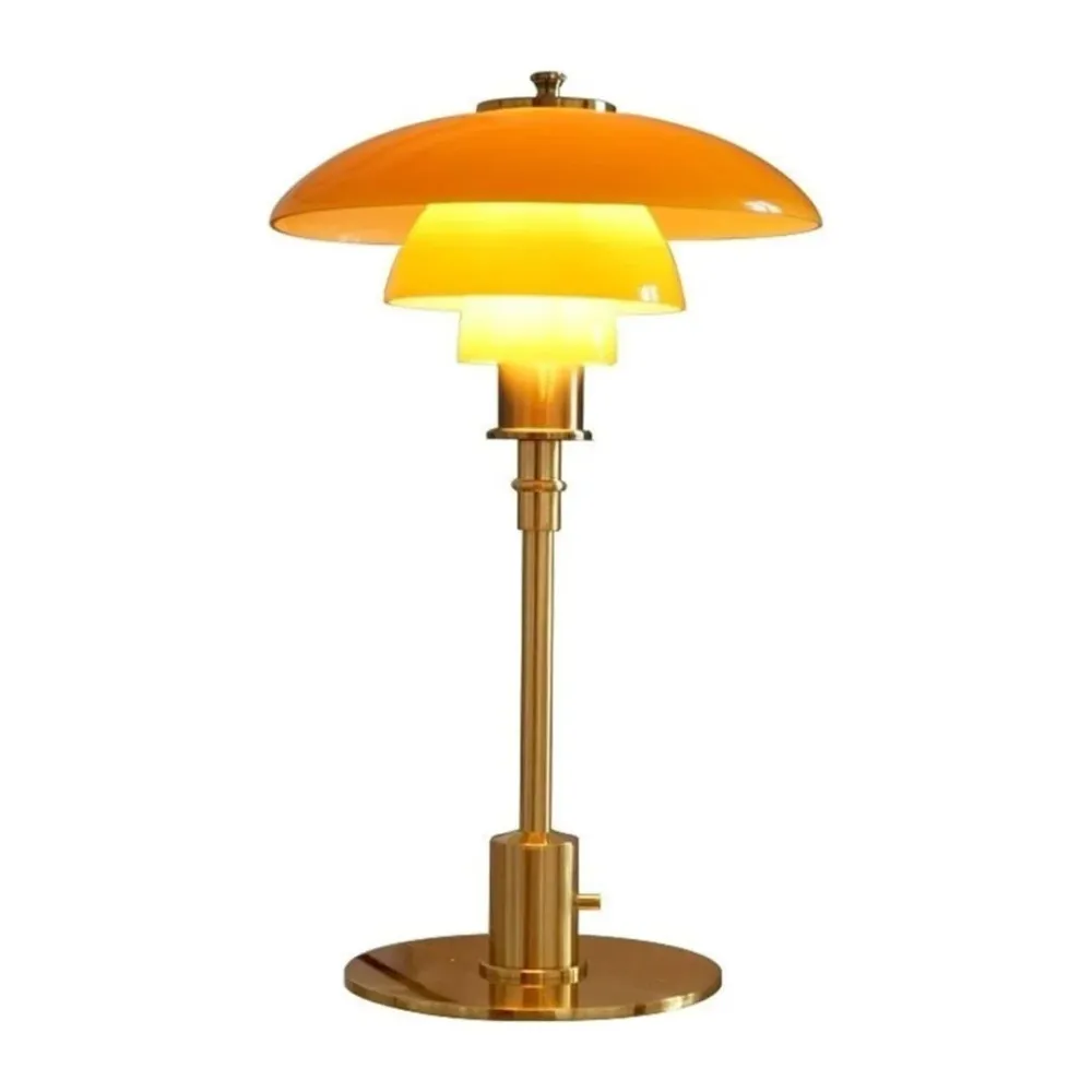 Tafellamp LED Scandinavisch Glazen Bol met Ronde Voet Bonuze