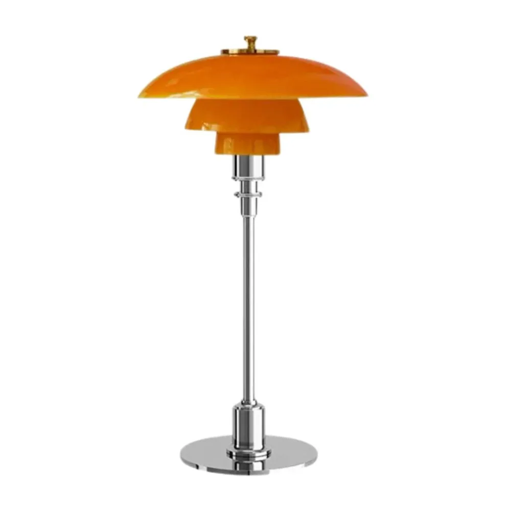 Tafellamp LED Scandinavisch Glazen Bol met Ronde Voet Bonuze