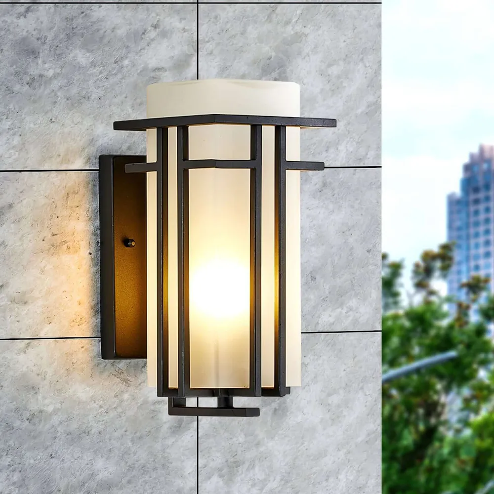 Buiten Wandlamp - IJzer & Glas