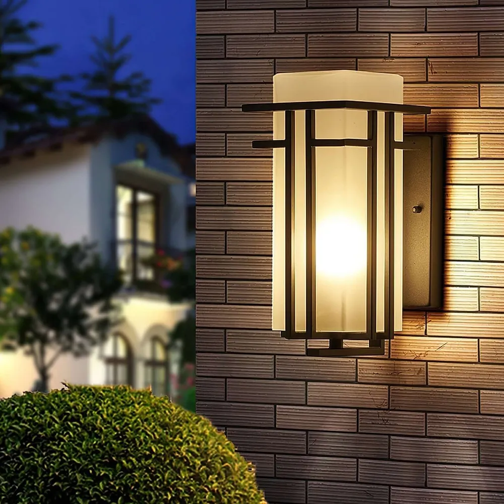 Buiten Wandlamp - IJzer & Glas