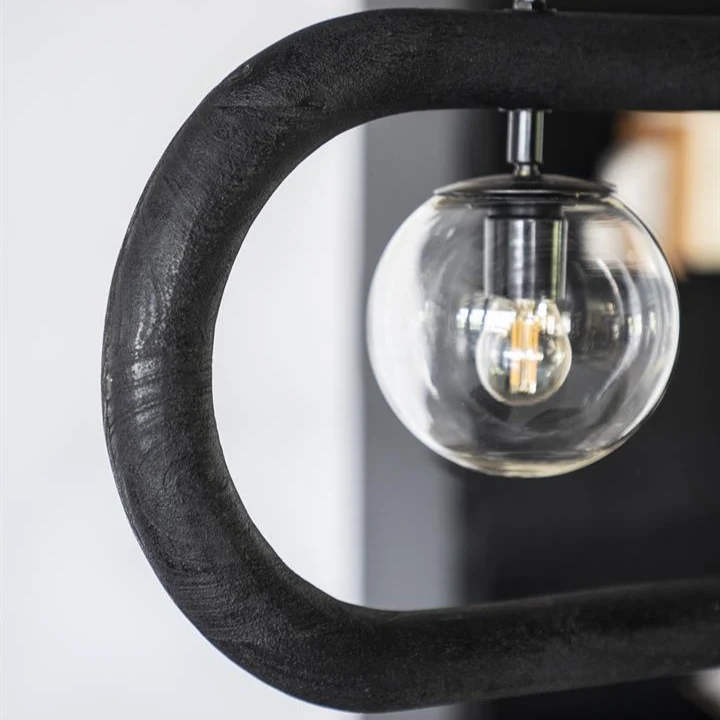 Hanglamp Beatrix | Zwart Mangohout By-Boo