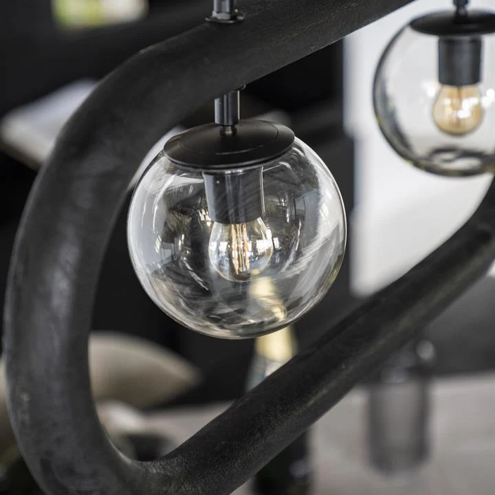 Hanglamp Beatrix | Zwart Mangohout By-Boo
