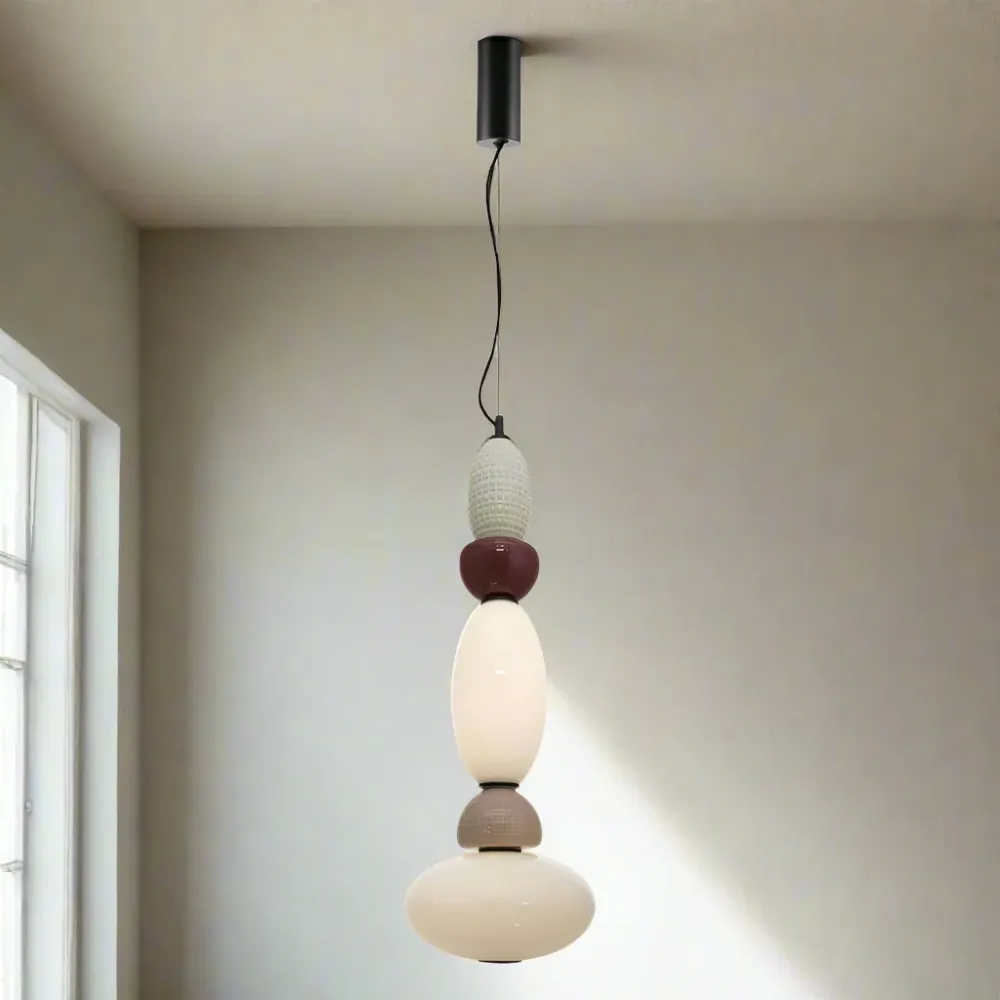 Hanglamp Palmer | Diverse Kleuren Keramiek & Glas & IJzer By-Boo