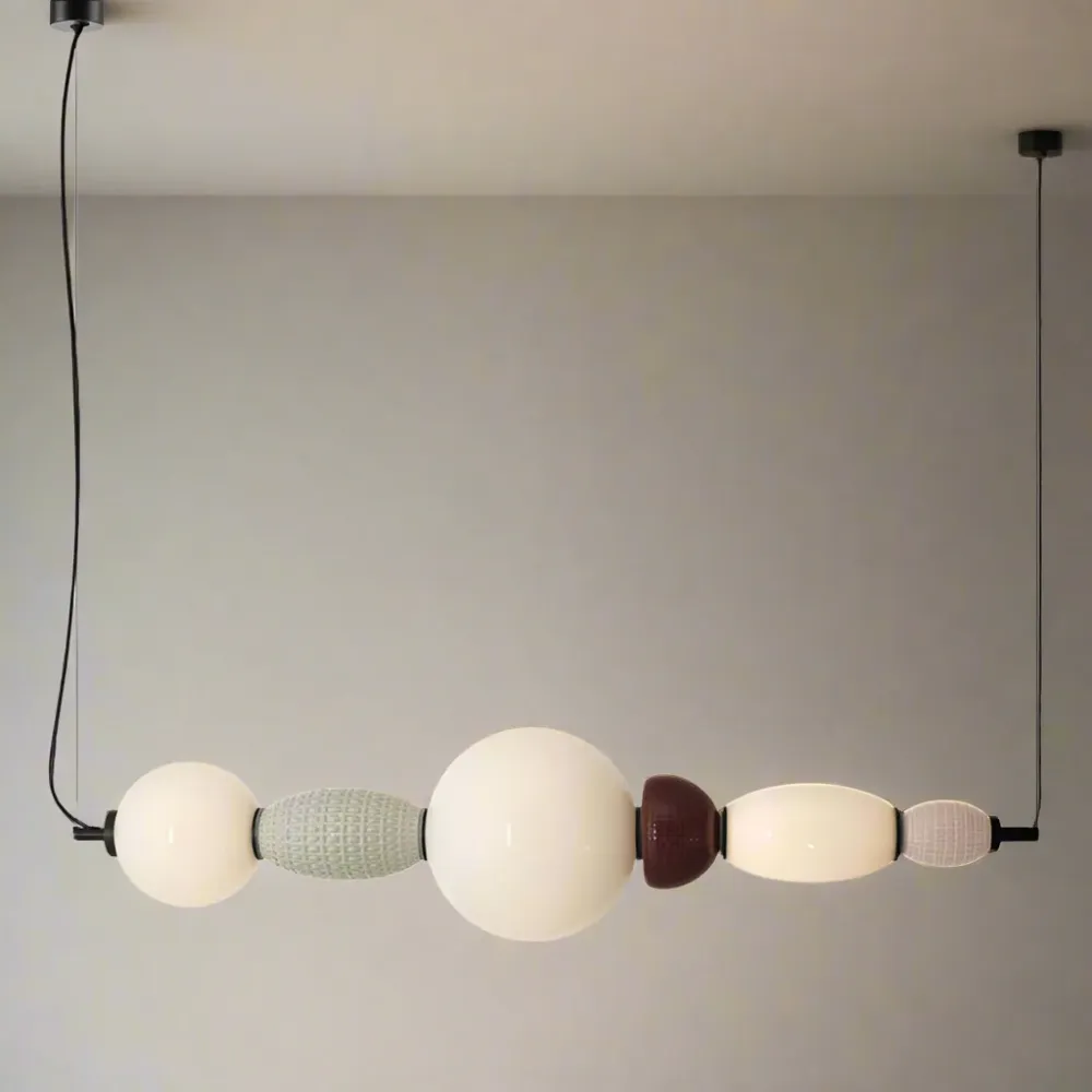 Hanglamp Palmer | Diverse Kleuren Keramiek & Glas & IJzer By-Boo