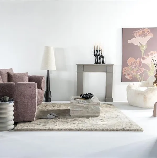 Vloerlamp Dawn | Beige Stof By-Boo