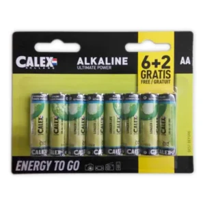 Calex Alkaline Penlite - LR6 - AA - 8-Pak