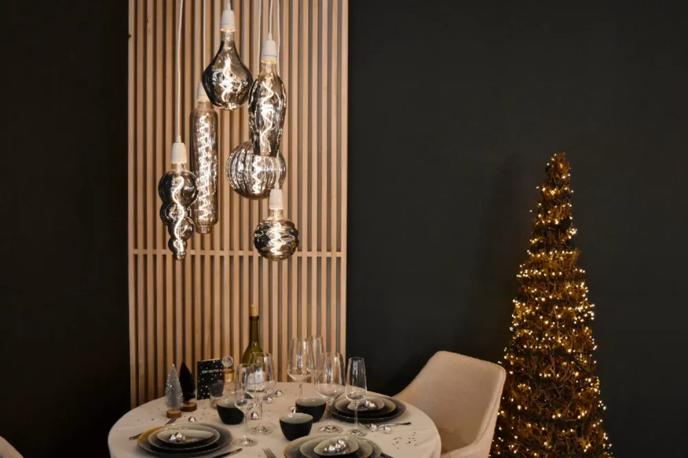 Calex Bilbao Lamp - E27 - Filament - Titanium