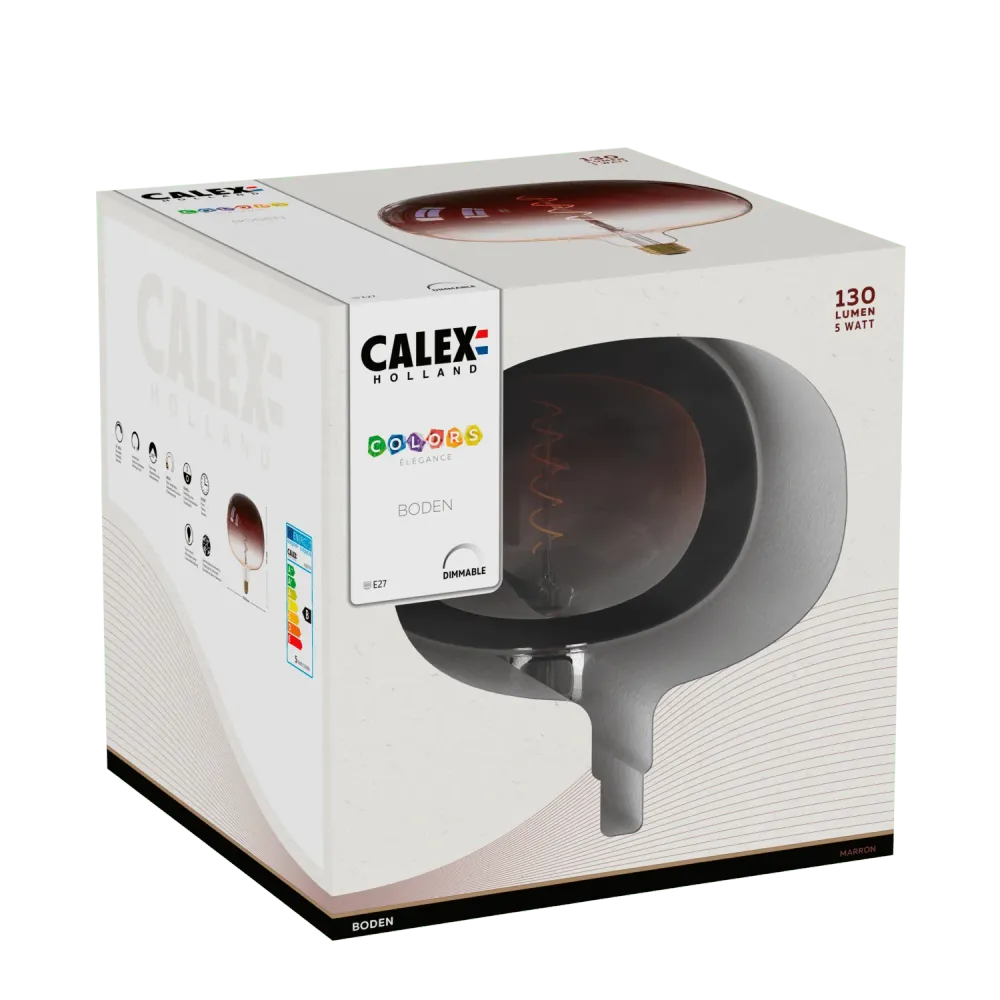 Calex Boden LED Lamp - E27 - Bruin