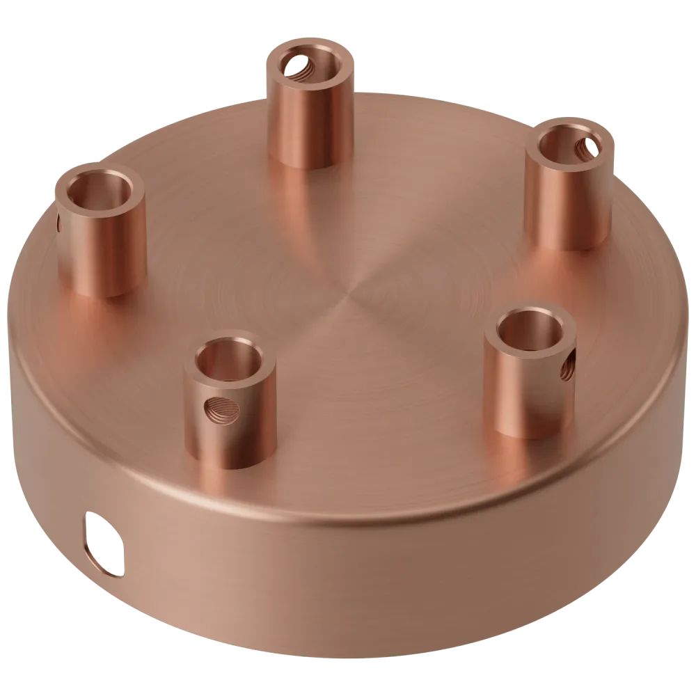 Calex Creations Plafond plaat - Koper - 5 gaten