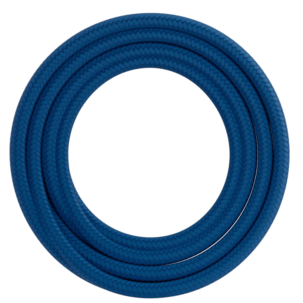 Calex Creations Textiel kabel - Blauw - 1.5meter