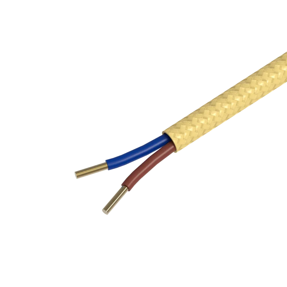 Calex Creations Textiel kabel - Goud - 1.5meter