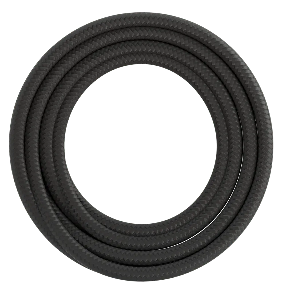 Calex Creations Textiel kabel - Grijs - 1.5meter
