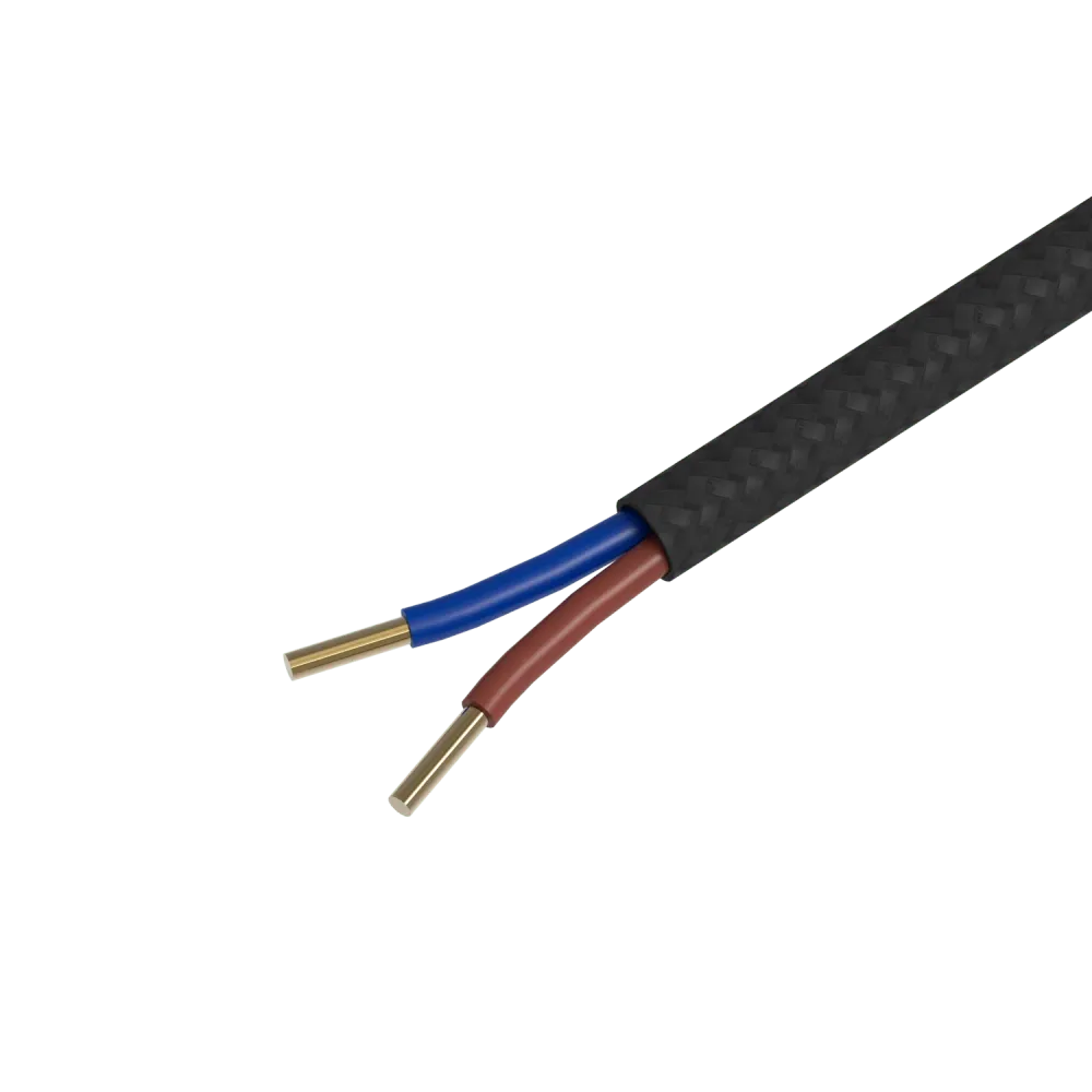 Calex Creations Textiel kabel - Grijs - 1.5meter
