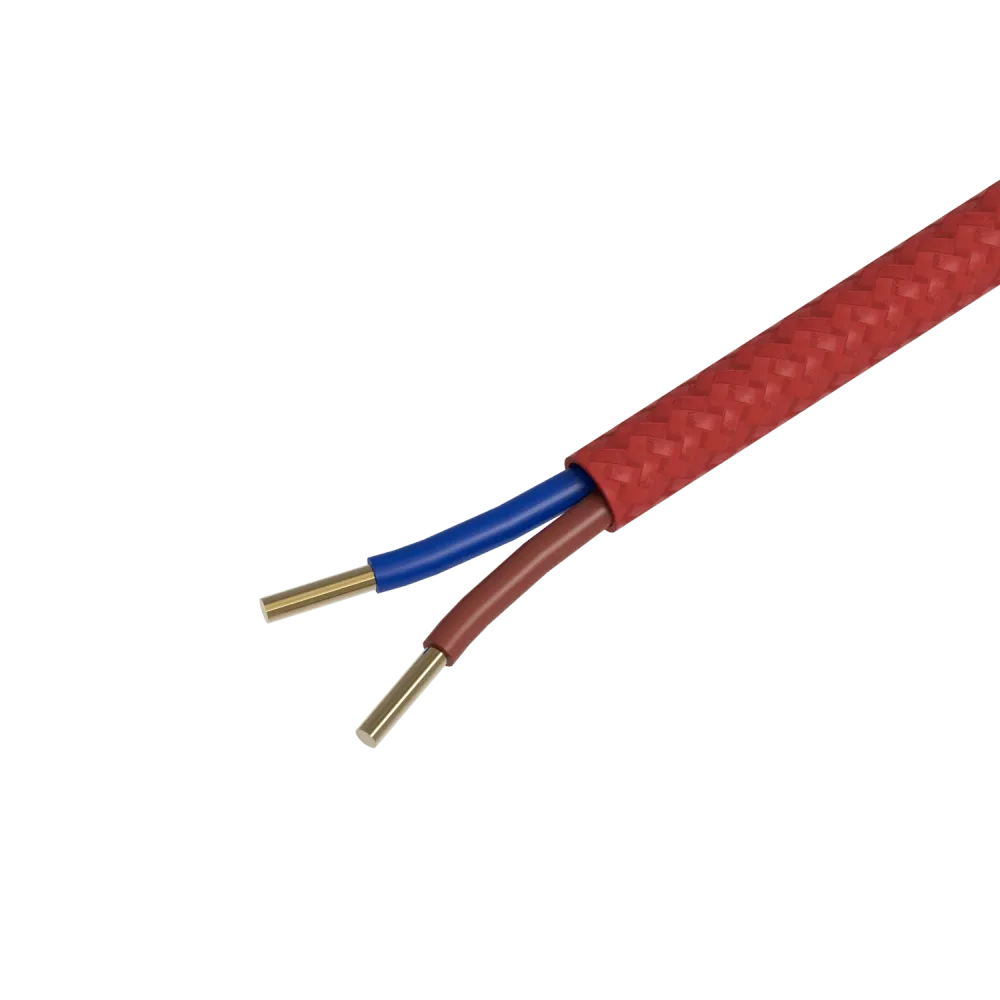 Calex Creations Textiel kabel - Rood - 1.5meter