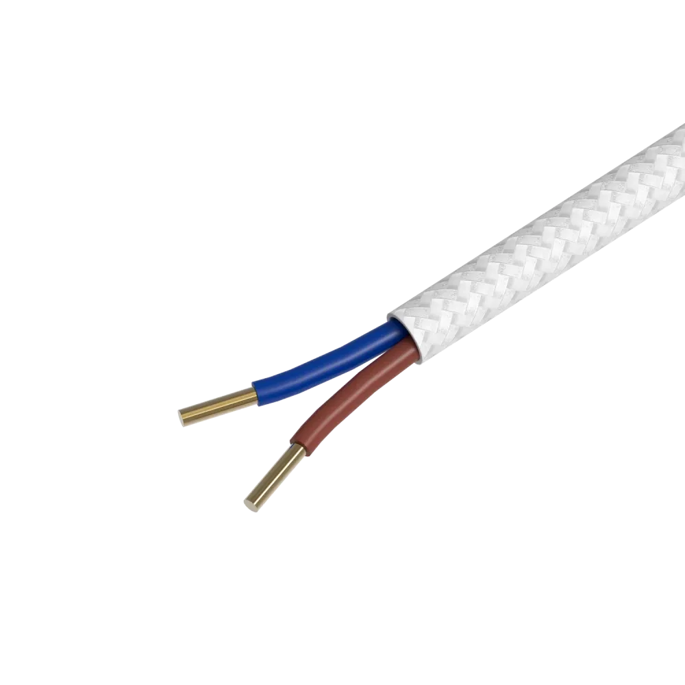 Calex Creations Textielkabel - Wit - 3meter