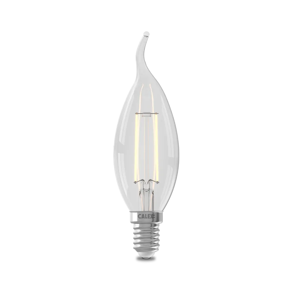 Calex Filament LED Lamp - E14 - BXS35 - Helder