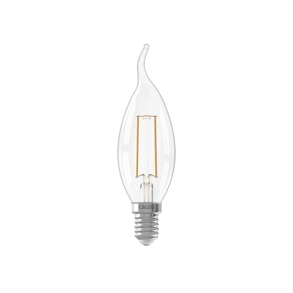 Calex Filament LED Lamp - E14 - BXS35 - Helder