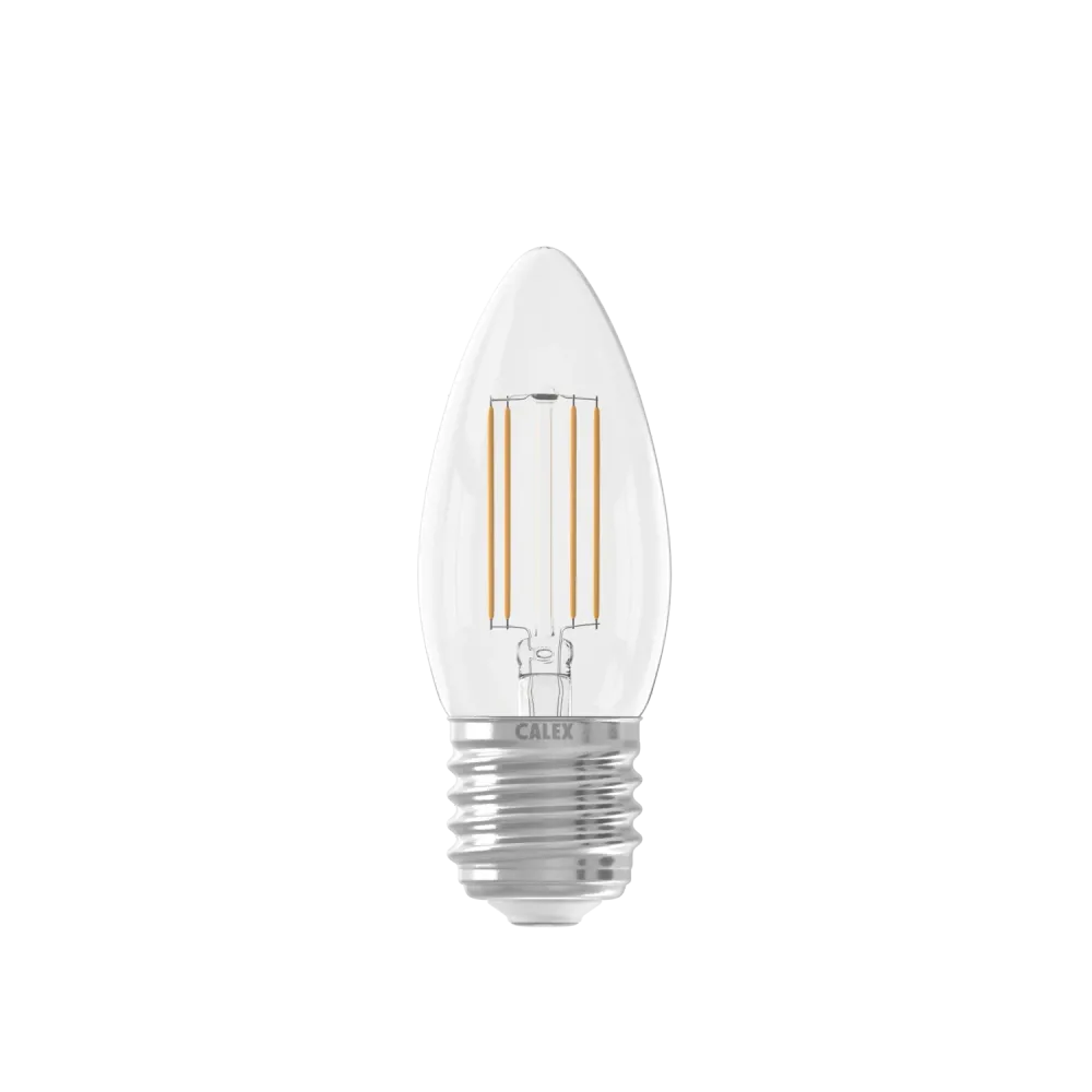 Calex Filament LED Lamp - E27 - B35 - Helder