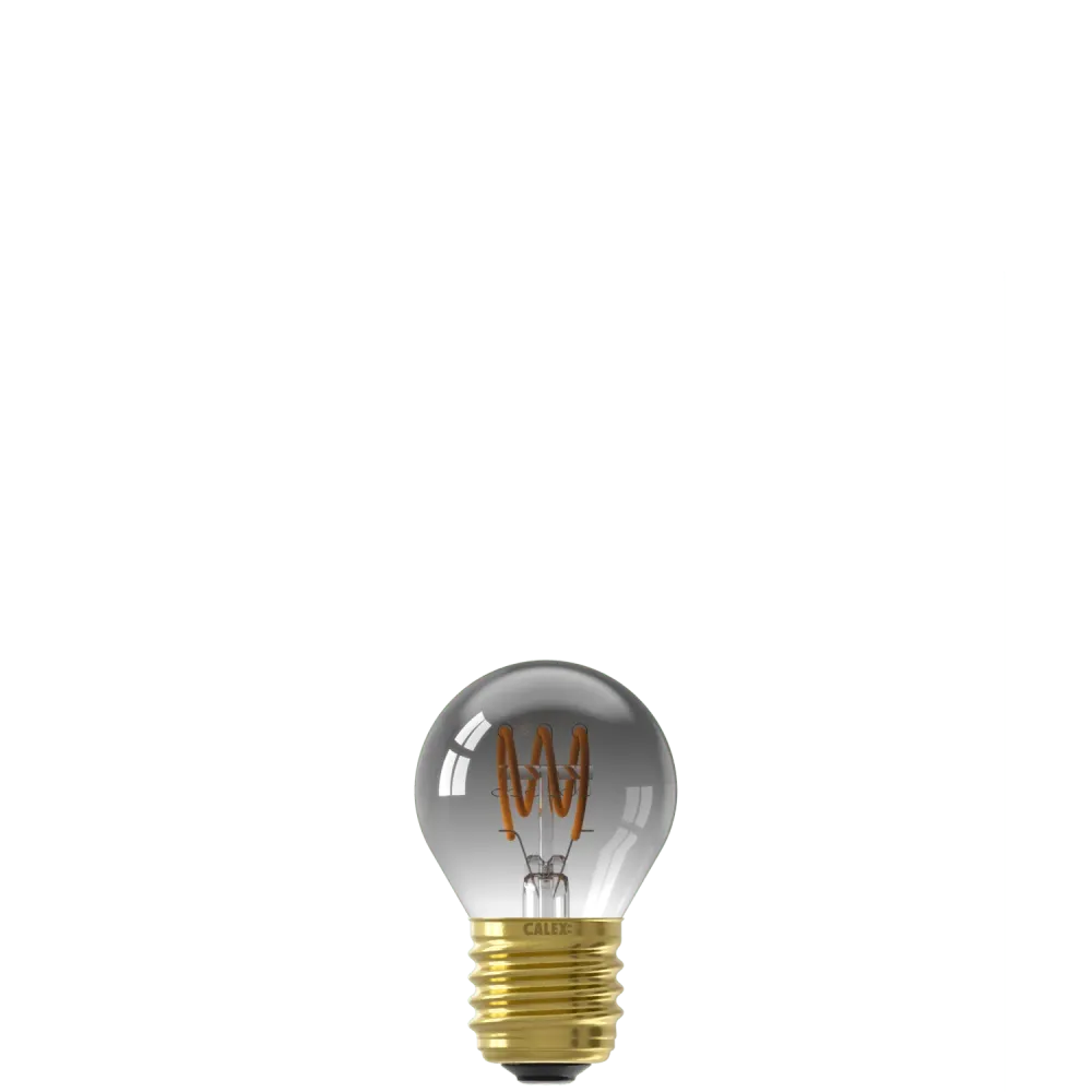 Calex Flex Filament LED Lamp - E27 - P45 - Titanium