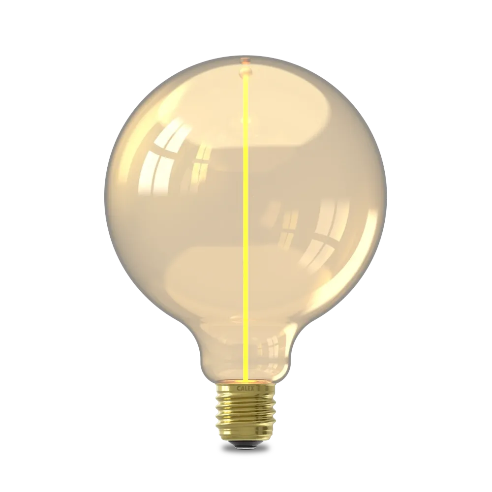 Calex Magneto LED Lamp - E27 - G125 - Goud