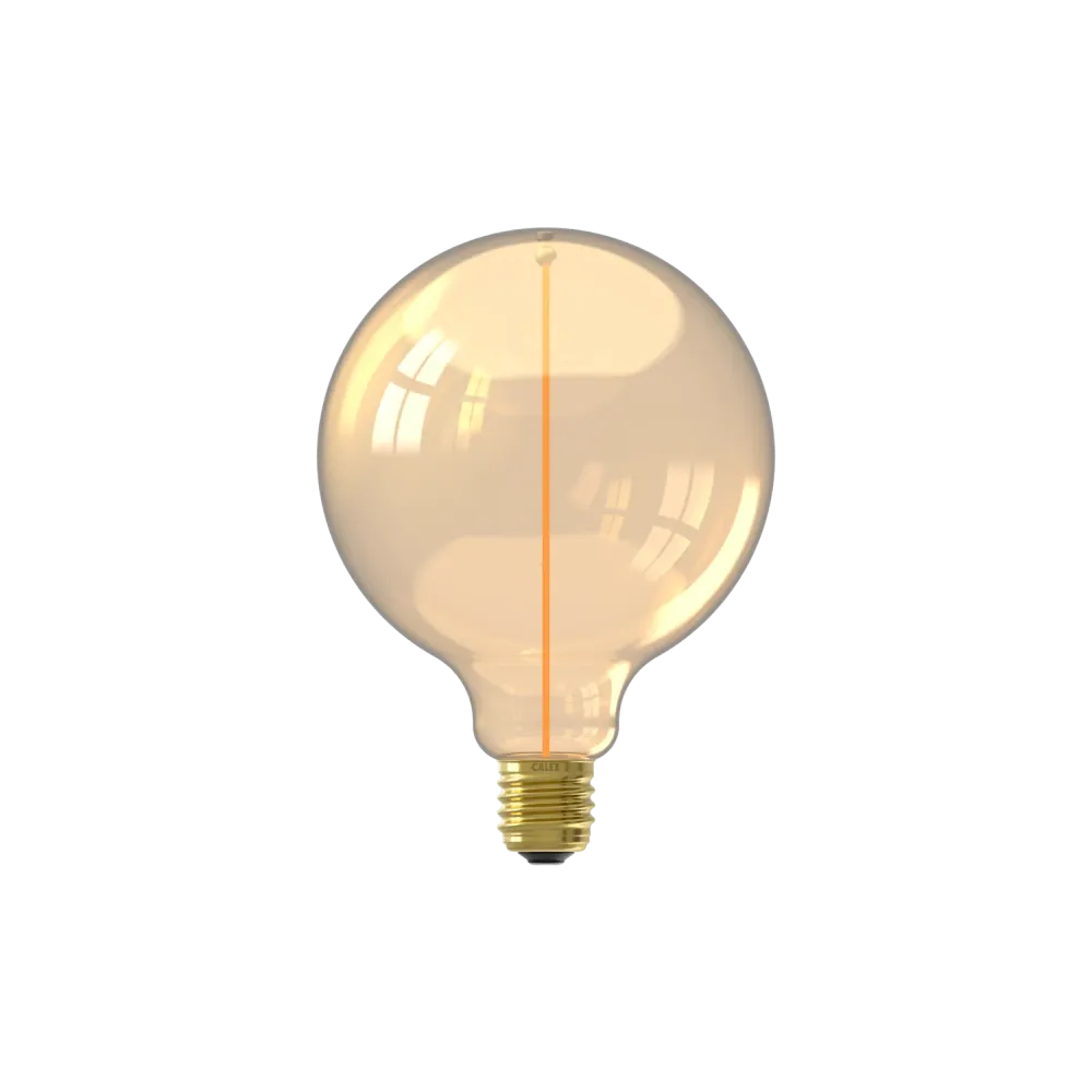 Calex Magneto LED Lamp - E27 - G125 - Goud