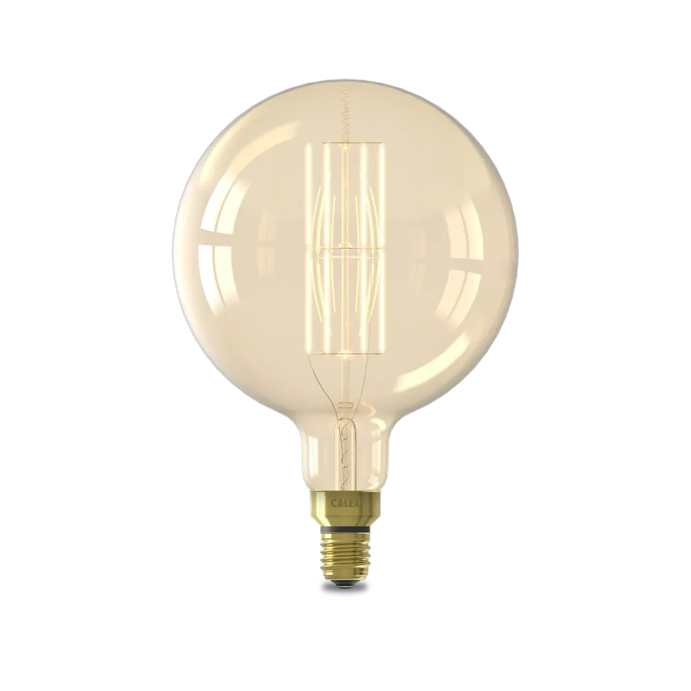 Calex Mega Globe Lamp - E27 - Filament - Goud