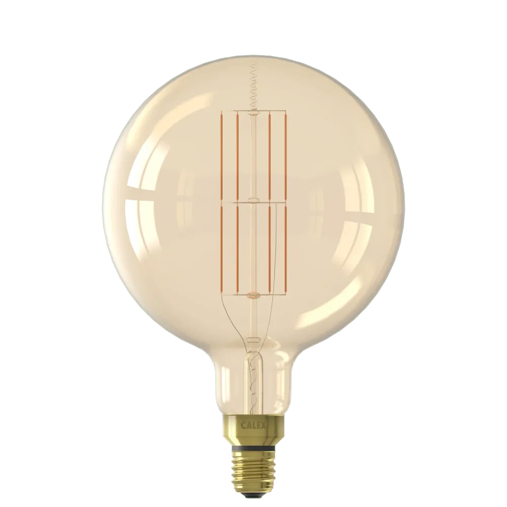 Calex Mega Globe Lamp - E27 - Filament - Goud