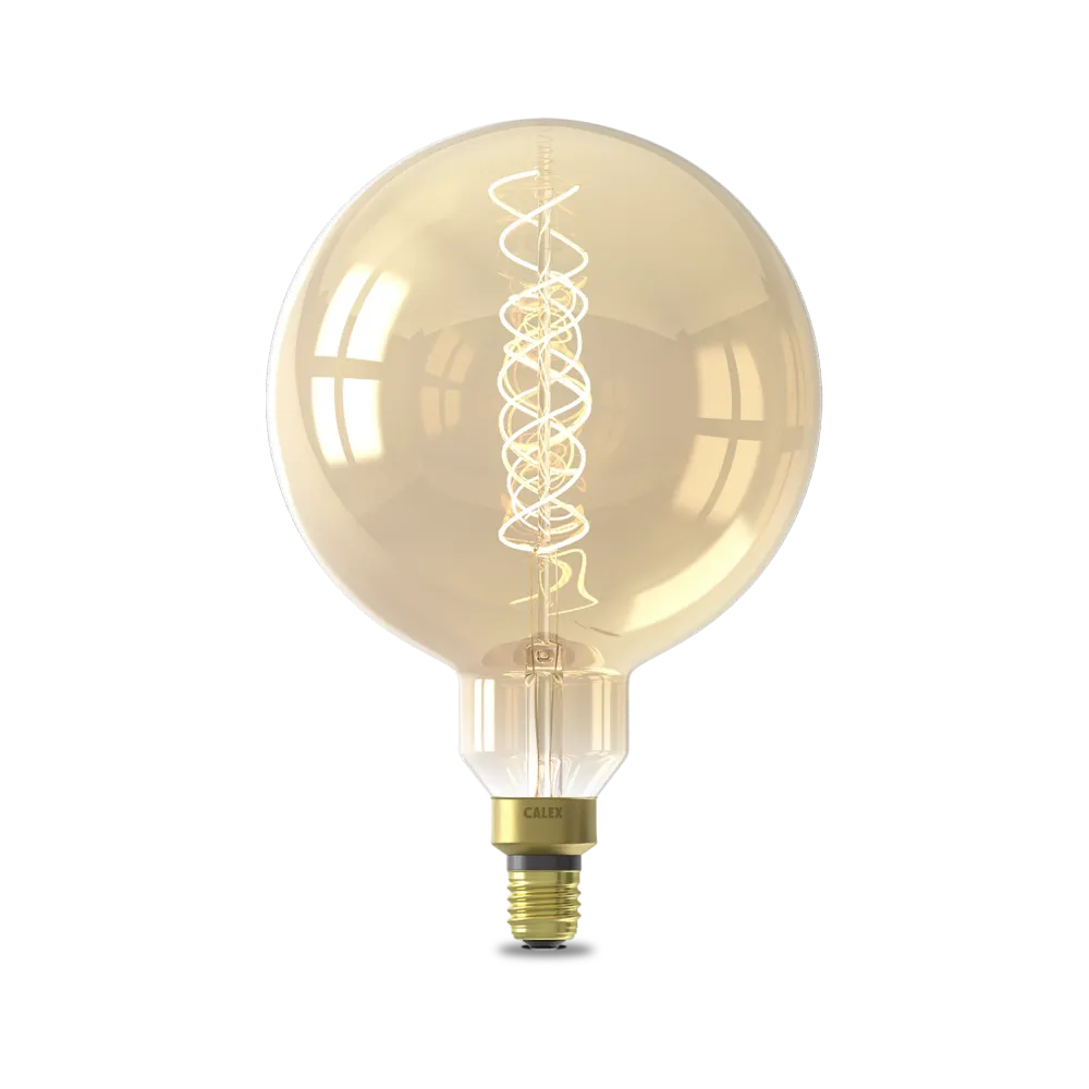 Calex Mega Globe Lamp - E27 - Filament - Goud