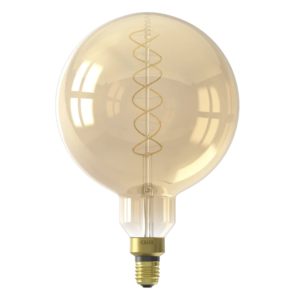 Calex Mega Globe Lamp - E27 - Filament - Goud