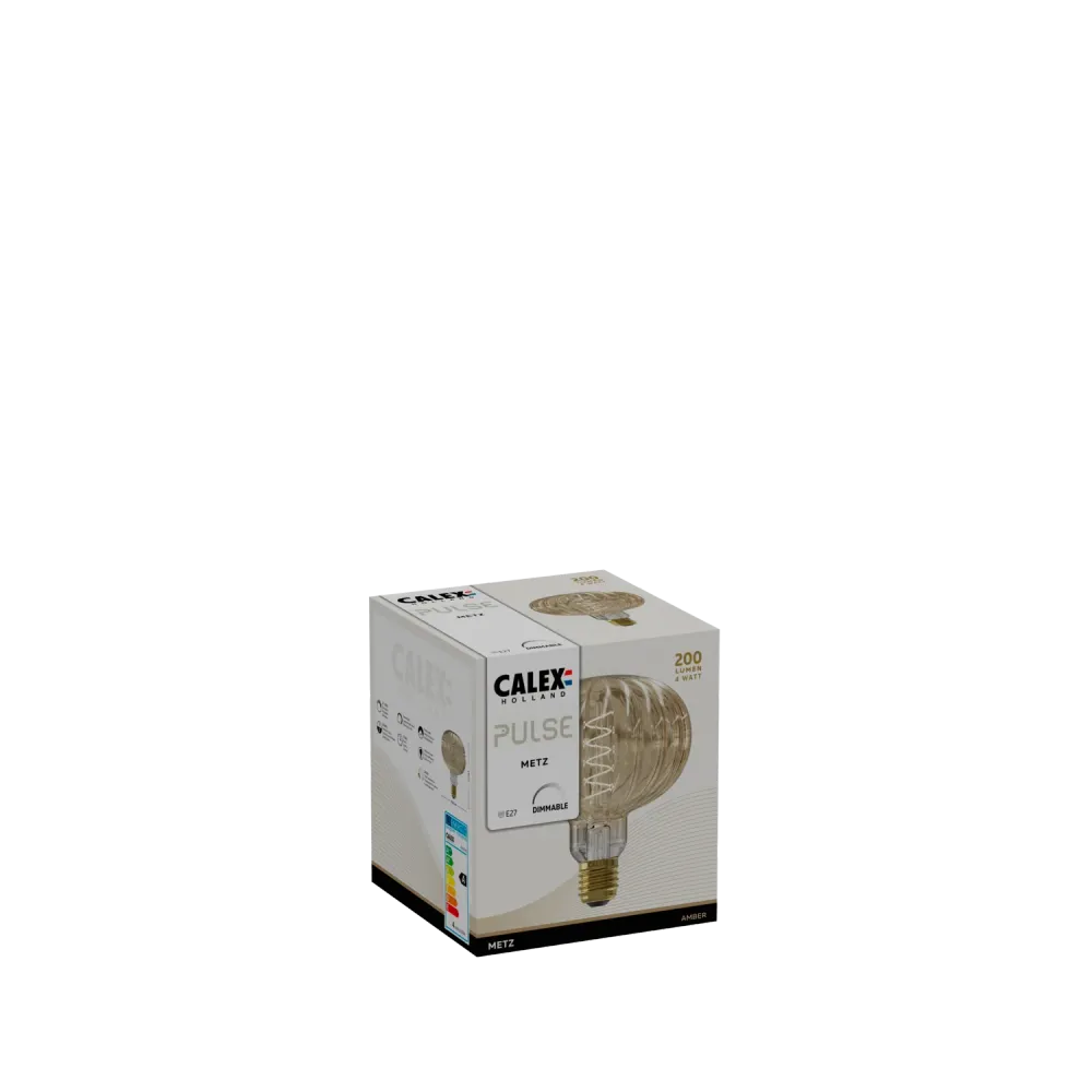 Calex Metz Lamp - E27 - Filament - Amber