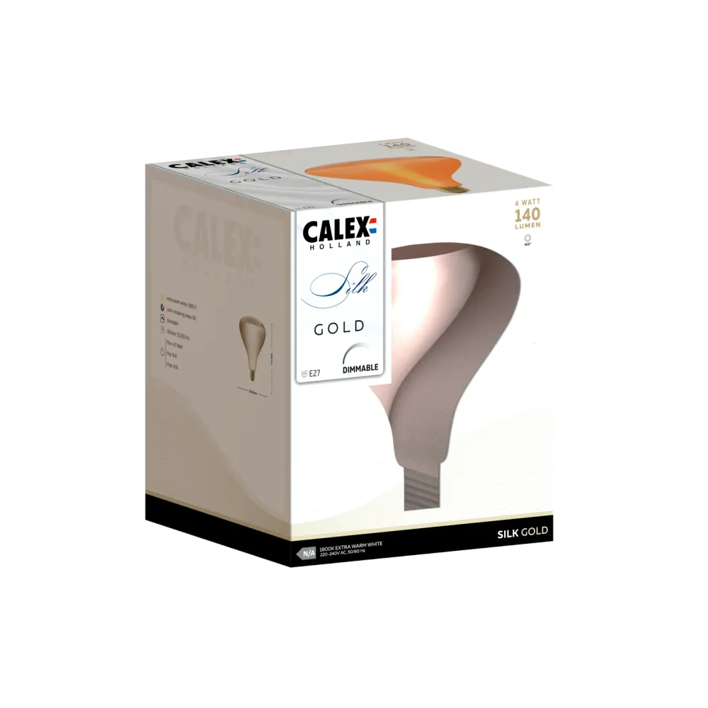 Calex Silk LED Lamp - R140 - E27 - Goud
