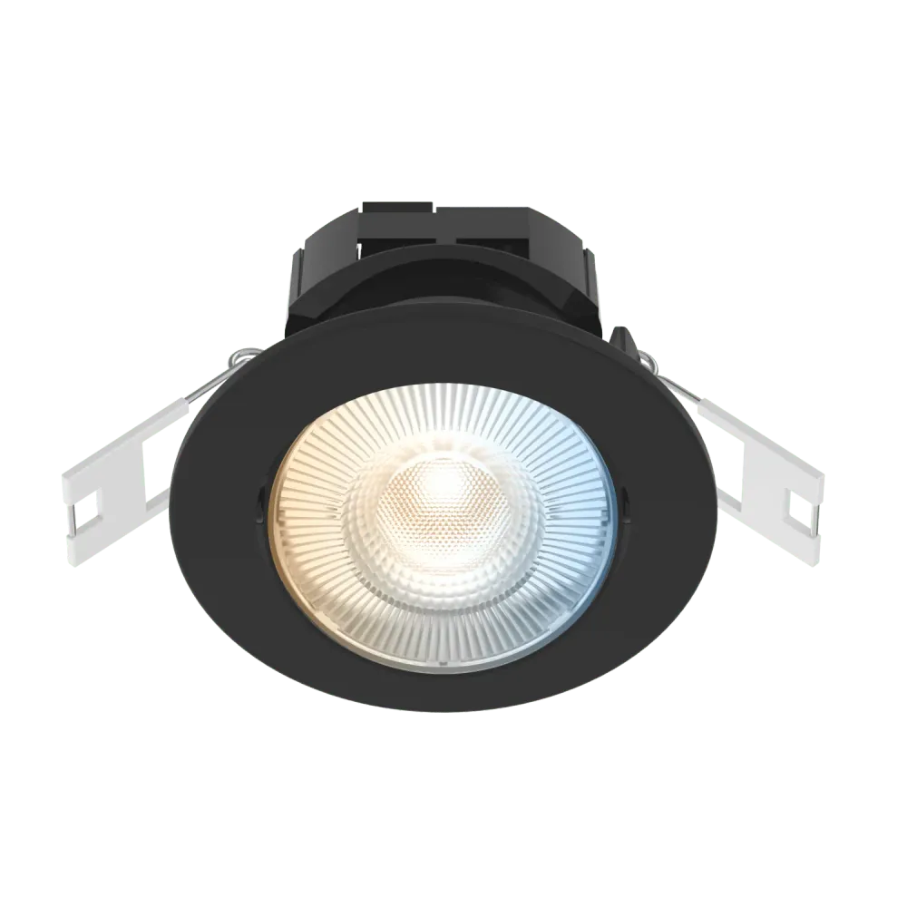 Calex Slimme LED Inbouwspot - Warm Wit - Zwart