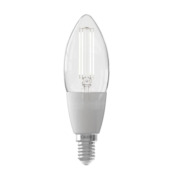 Calex Slimme LED Lamp - Filament - E14 - B35 - Helder - 4.9W
