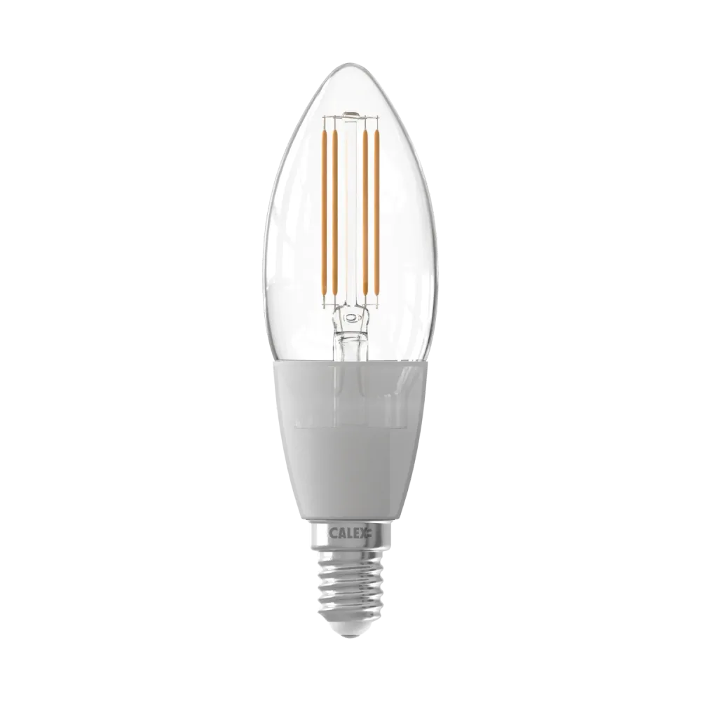 Calex Slimme LED Lamp - Filament - E14 - B35 - Helder - 4.9W