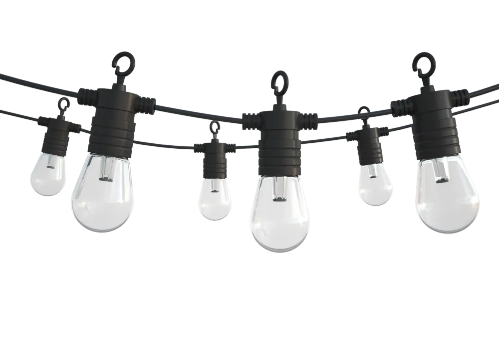 Calex Slimme - Tuin Party Snoer Licht - 10m - RGB - CCT - UK