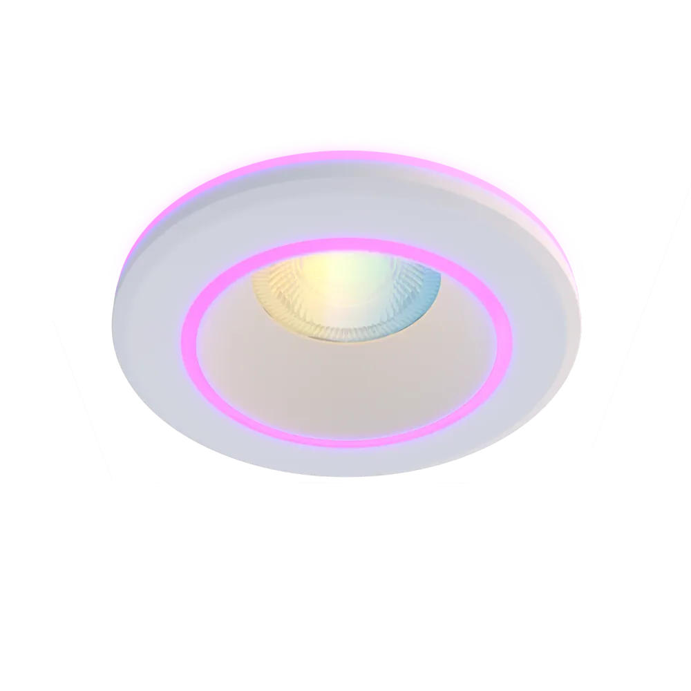Calex Smart - Halo Downlight - Wit/Wit - 6.5W - IP44 - UK