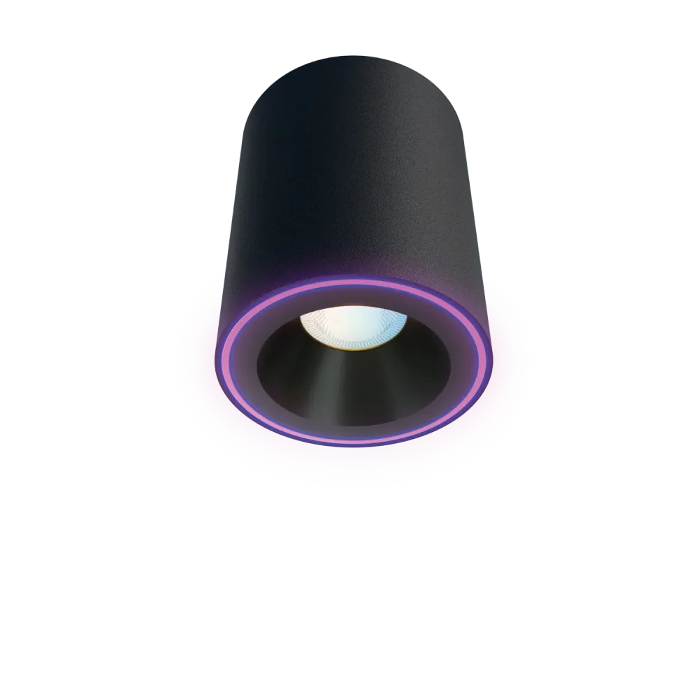 Calex Smart - Halo Surface Spot - Zwart/Zwart - 6.5W - IP20 - UK