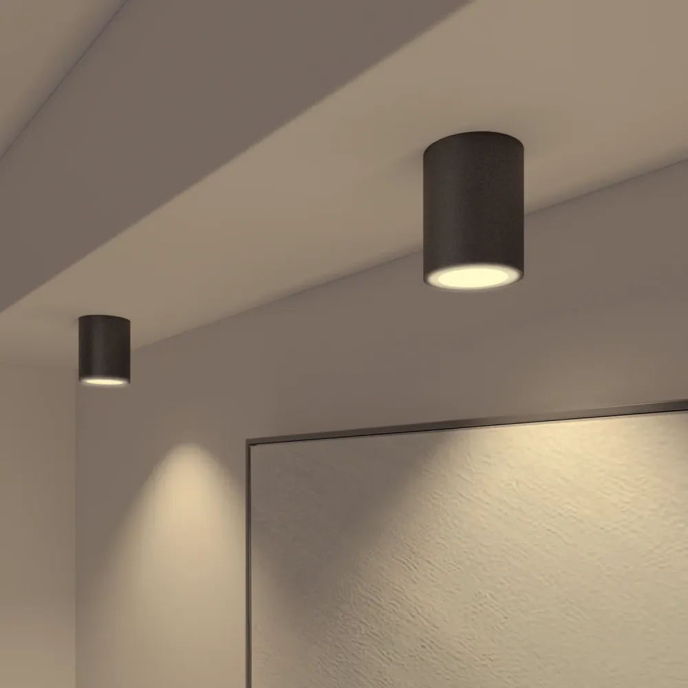 Calex Smart - Halo Surface Spot - Zwart/Zwart - 6.5W - IP20 - UK