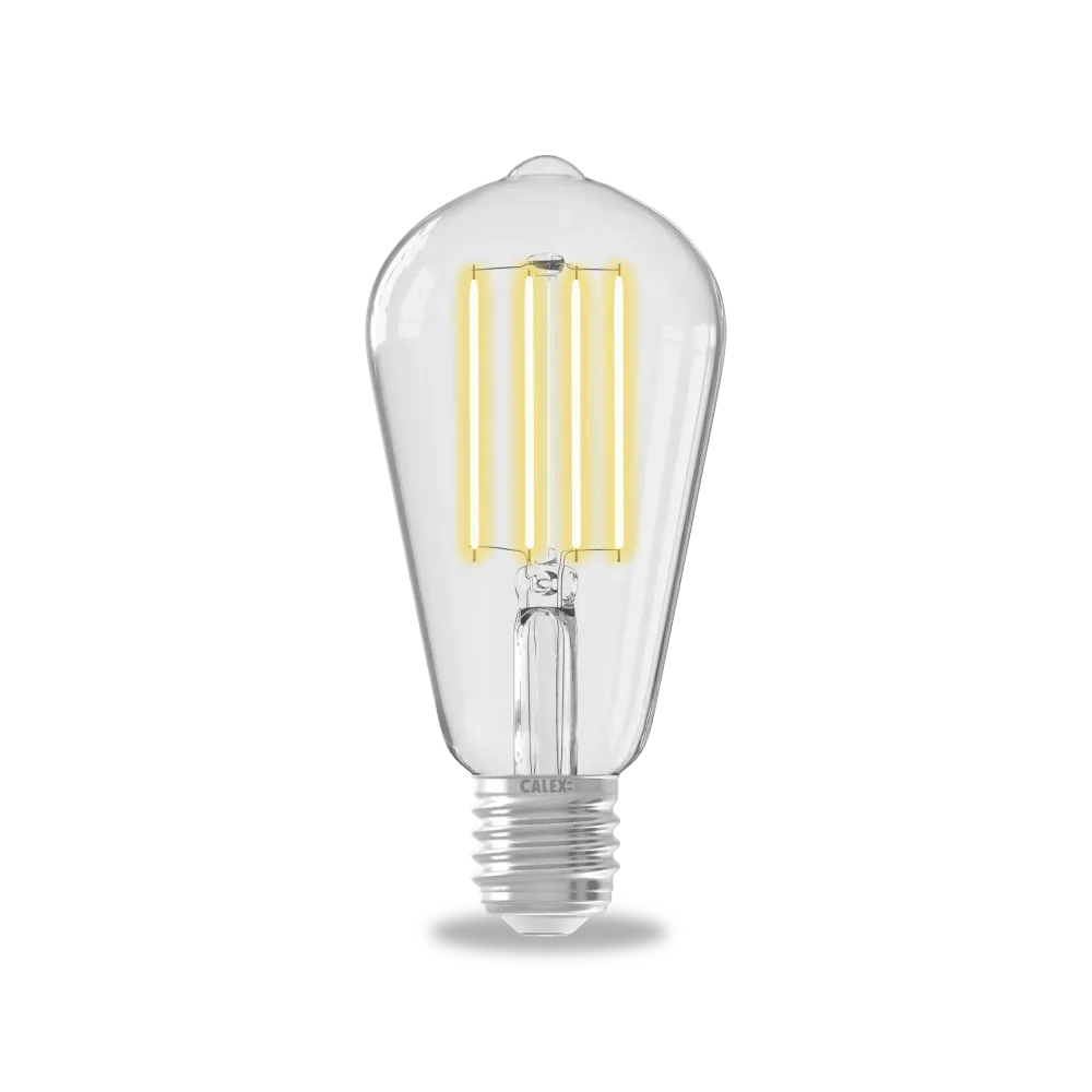 Calex Smart LED Filament Lamp - ST64 - CCT - Helder